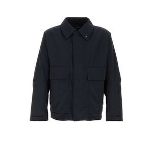 Herno Men Navy Blue Nylon Jacket